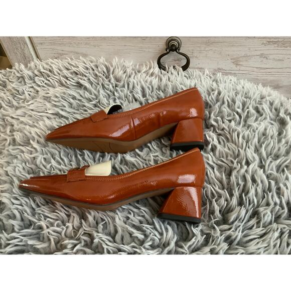 Franco Sarto Loafers Chunky Heels - Size 7.5 - NWOT - Picture 2 of 4